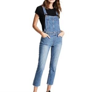 Paige High Rise Sierra Overall with Destroyed Hem 23 NWOT